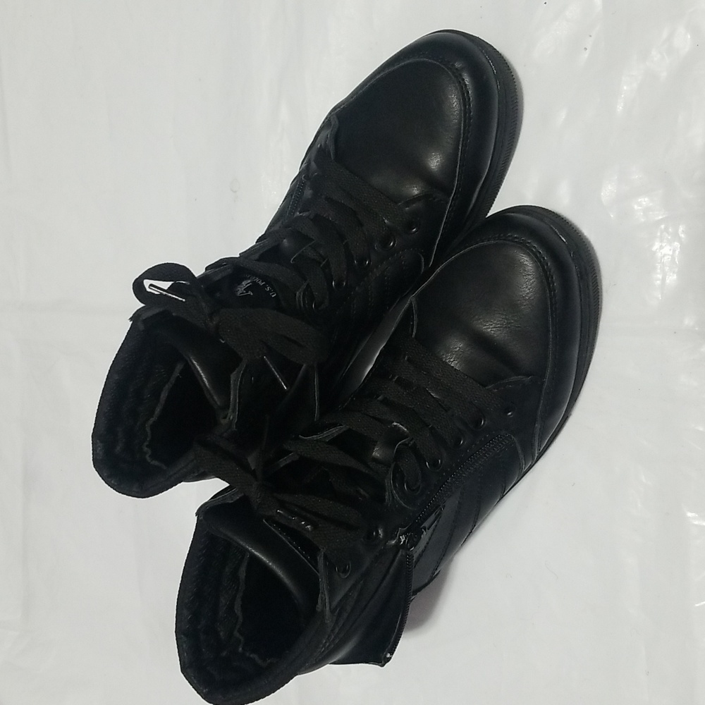 U.S. Polo Assoc. Black Mid Casual Shoes Men Sz 9